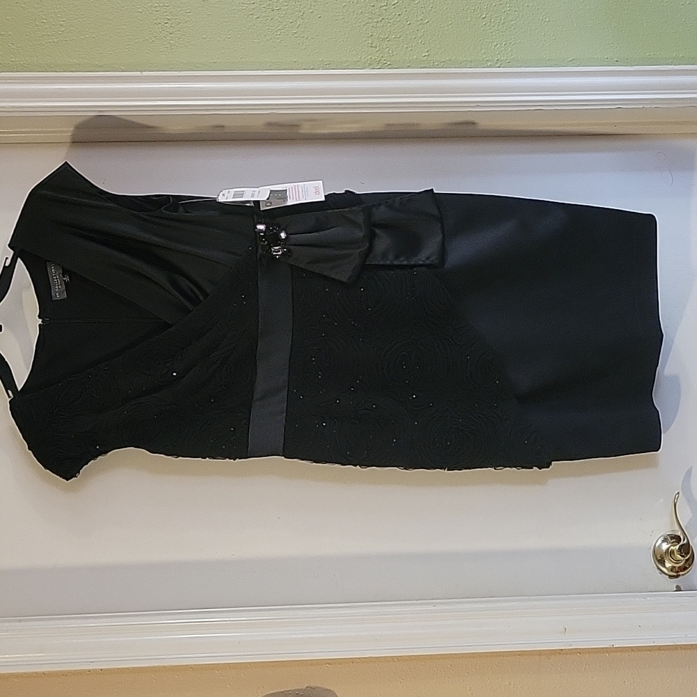 Black short formal dress sz 12